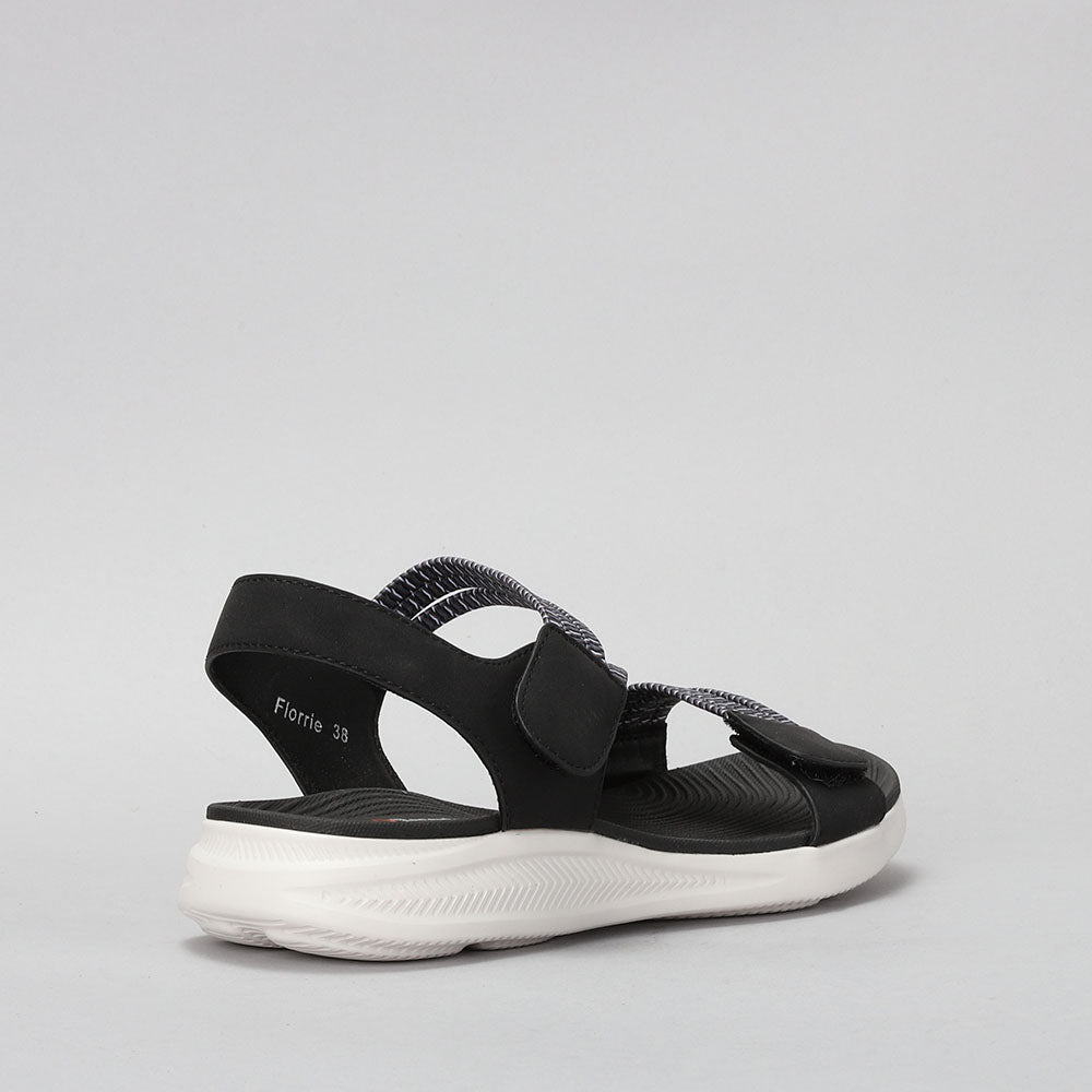 CC RESORTS FLORRIE BLACK MULTI - Women Sandals - Collective Shoes 