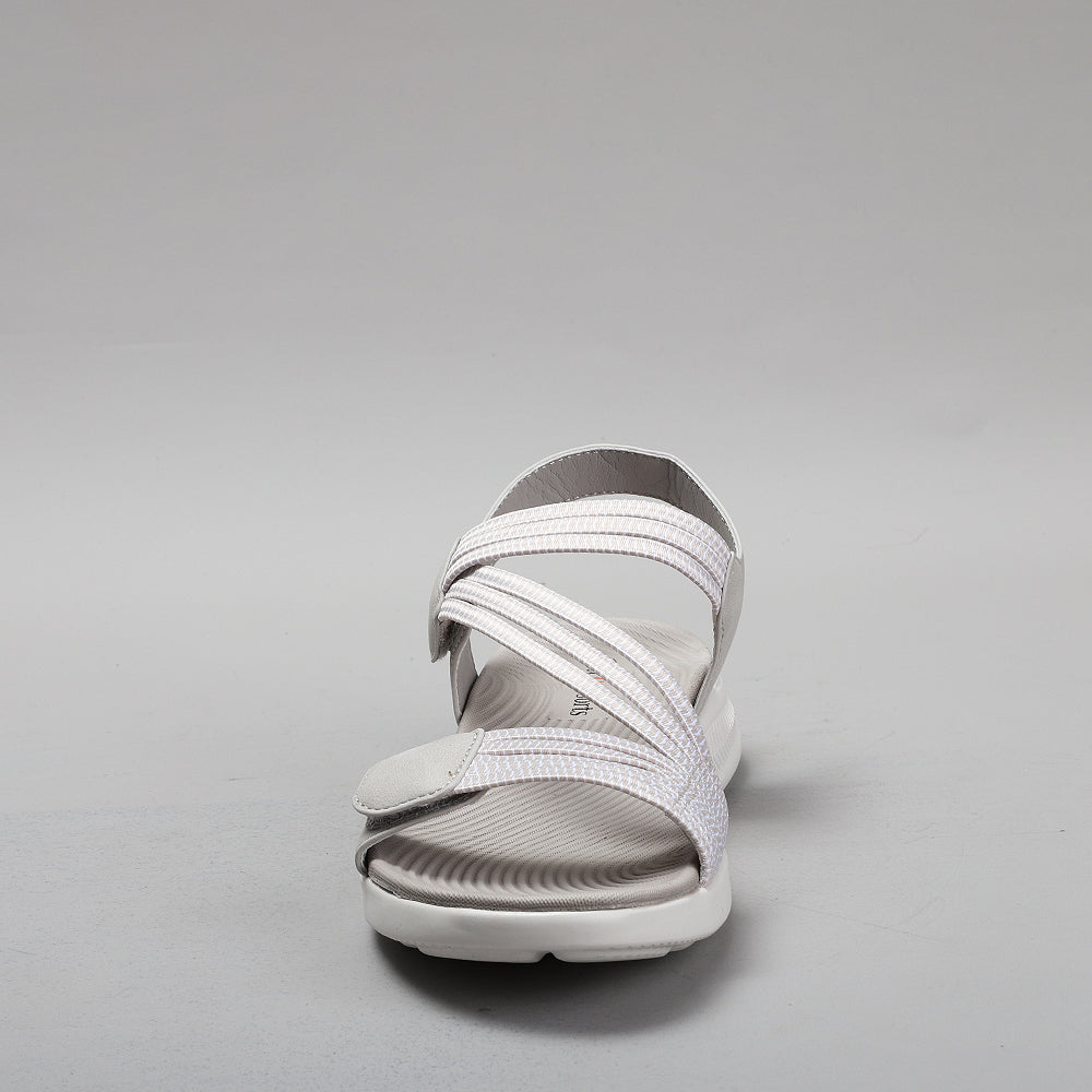 CC RESORTS FLORRIE LT GREY - Women Sandals - Collective Shoes 