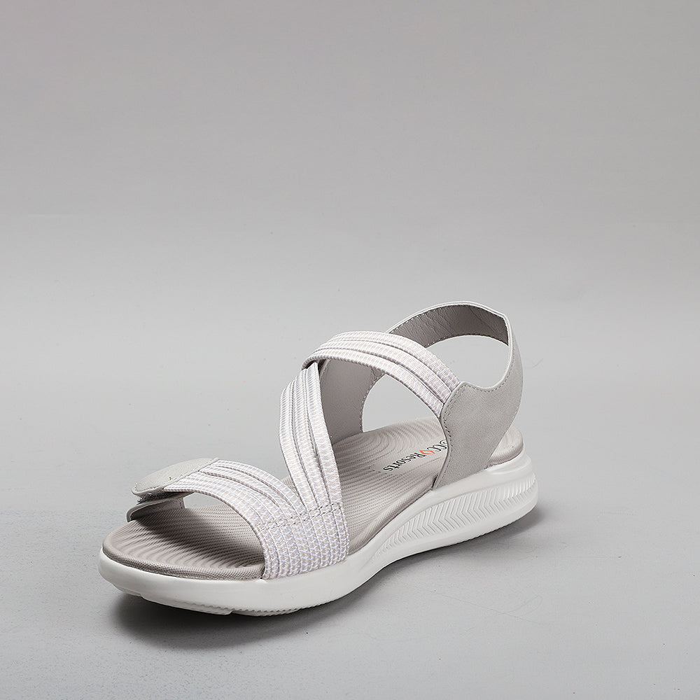CC RESORTS FLORRIE LT GREY - Women Sandals - Collective Shoes 