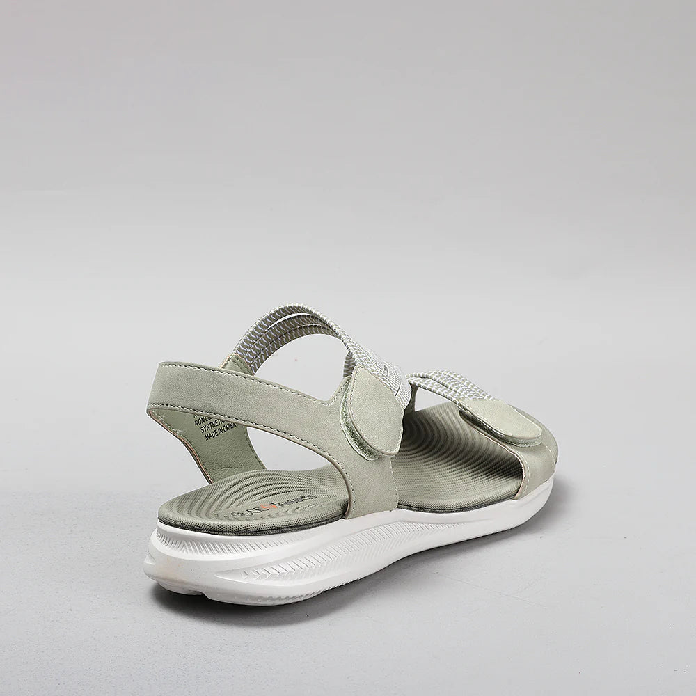 CC RESORTS FLORRIE LT KHAKI - Women Sandals - Collective Shoes 