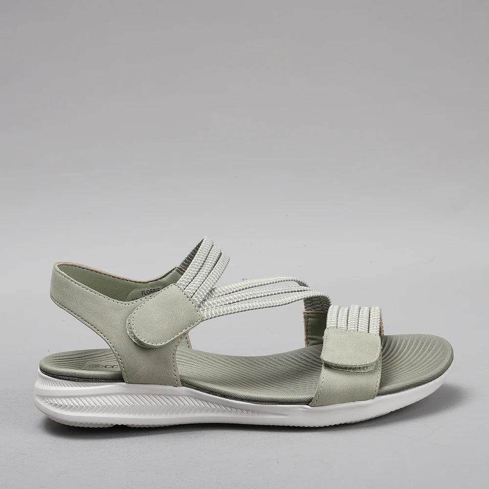 CC RESORTS FLORRIE LT KHAKI - Women Sandals - Collective Shoes 