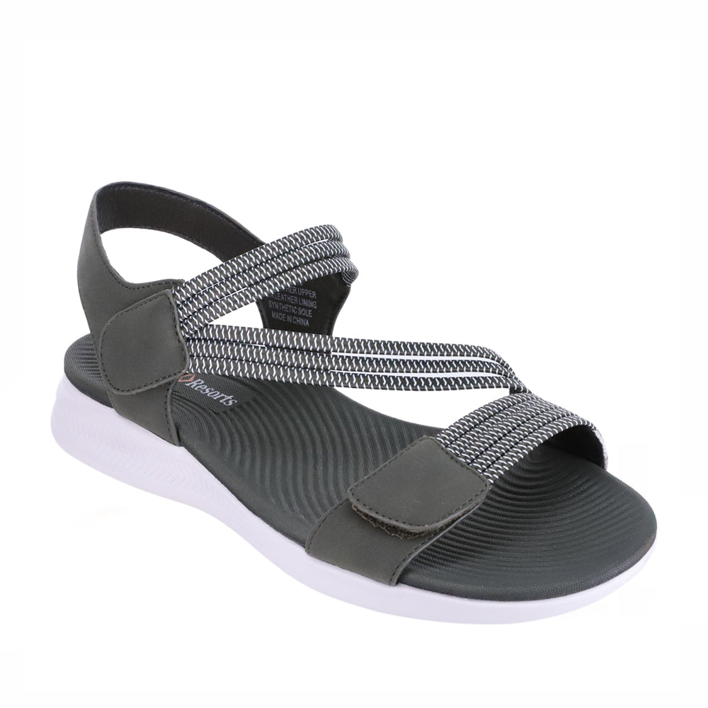 CC RESORTS FLORRIE MILITARY - Women Sandals - Collective Shoes 