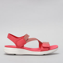 CC RESORTS FLORRIE RED MULTI - Women Sandals - Collective Shoes 