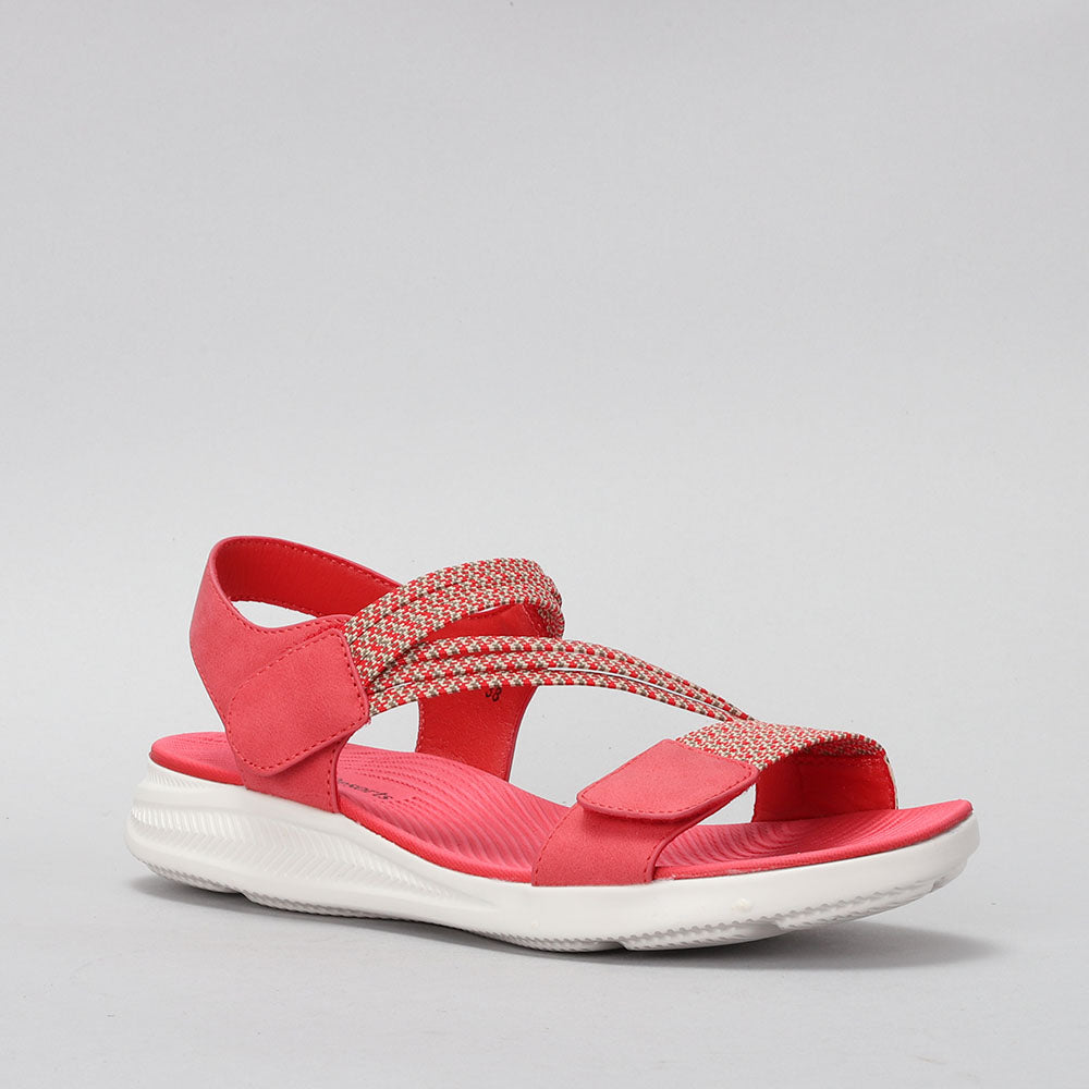 CC RESORTS FLORRIE RED MULTI - Women Sandals - Collective Shoes 