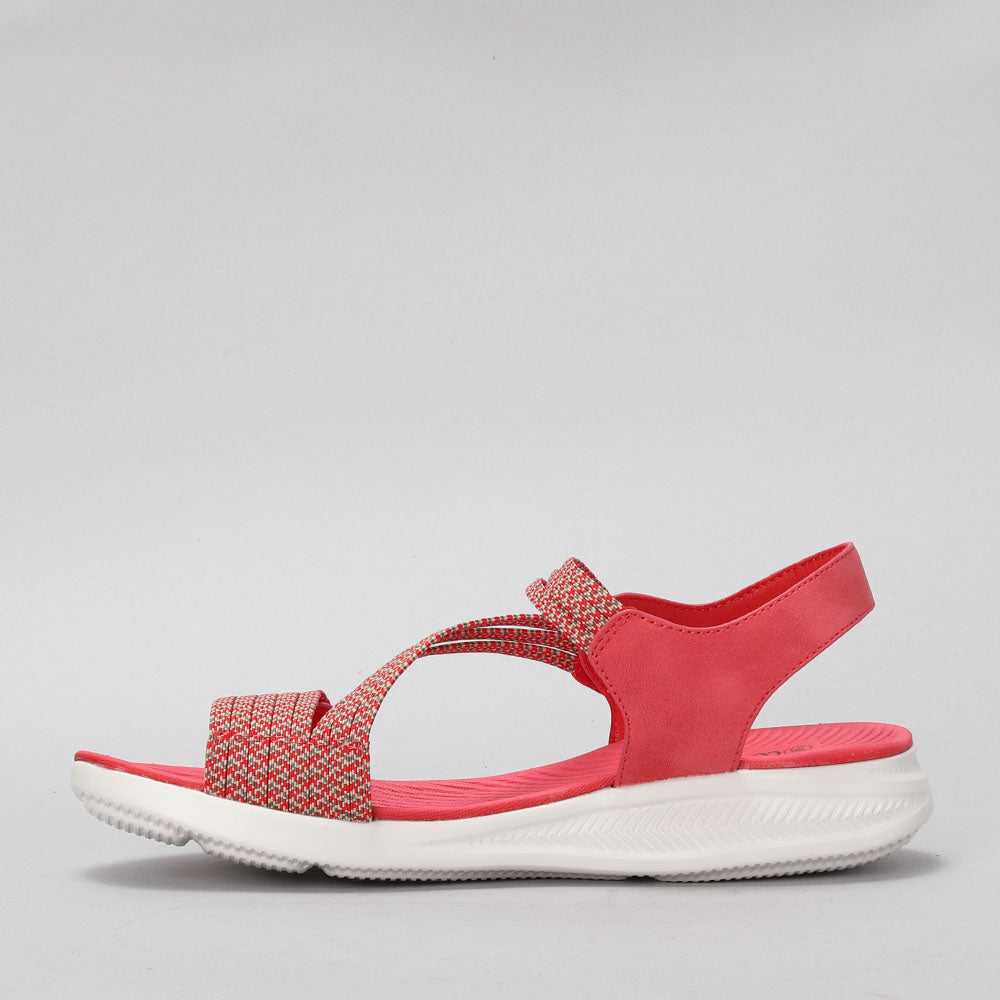 CC RESORTS FLORRIE RED MULTI - Women Sandals - Collective Shoes 
