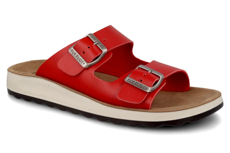 FLY FLOT 77G64 2C RED - Women slippers - Collective Shoes 