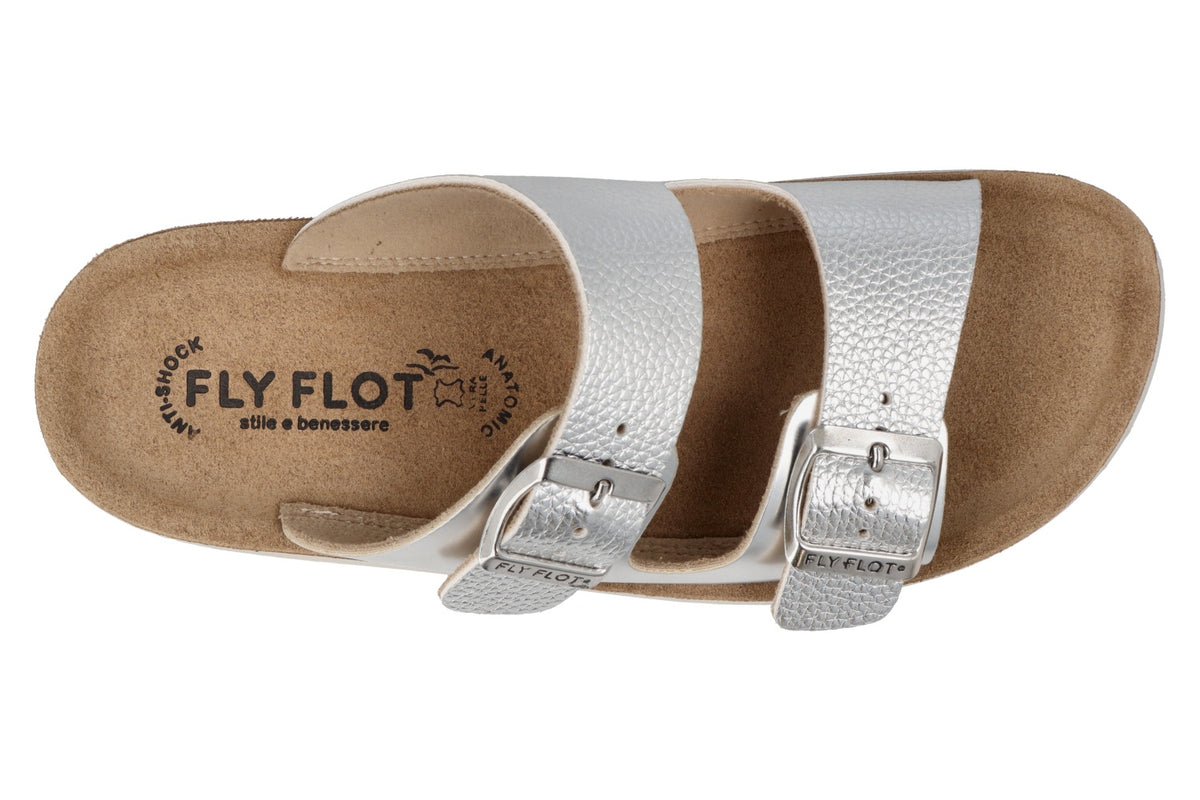 FLY FLOT 77G64 ZC SILVER - Women slippers - Collective Shoes 