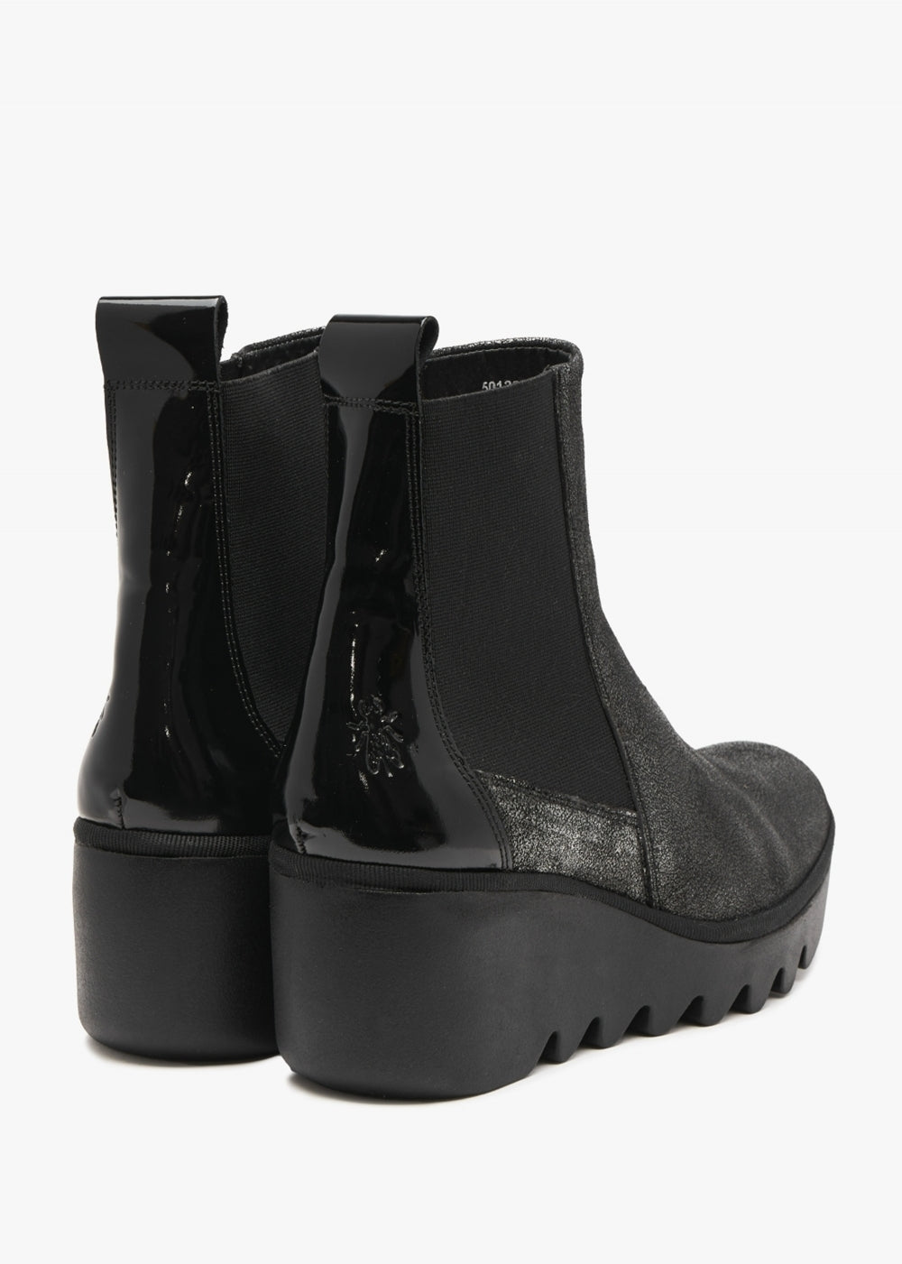 FLY LONDON BAGU SILVER BLACK - Women Boots - Collective Shoes 
