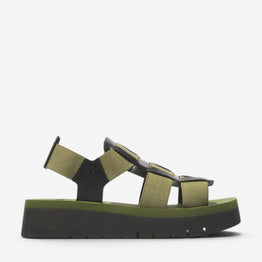 FLY LONDON SAMB BLACK ARMY GREEN