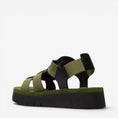 Load image into Gallery viewer, FLY LONDON SAMB BLACK ARMY GREEN
