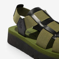 Load image into Gallery viewer, FLY LONDON SAMB BLACK ARMY GREEN
