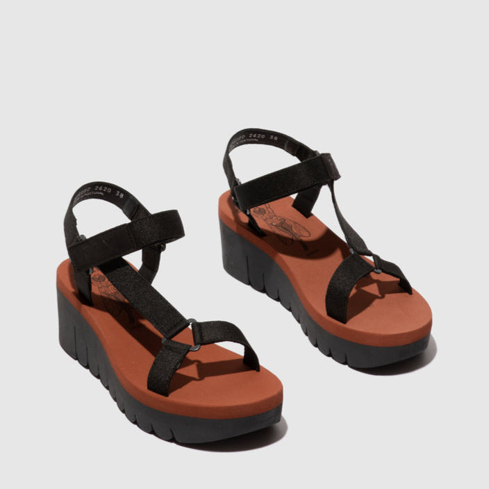 FLY LONDON YEFA BLACK BRICK