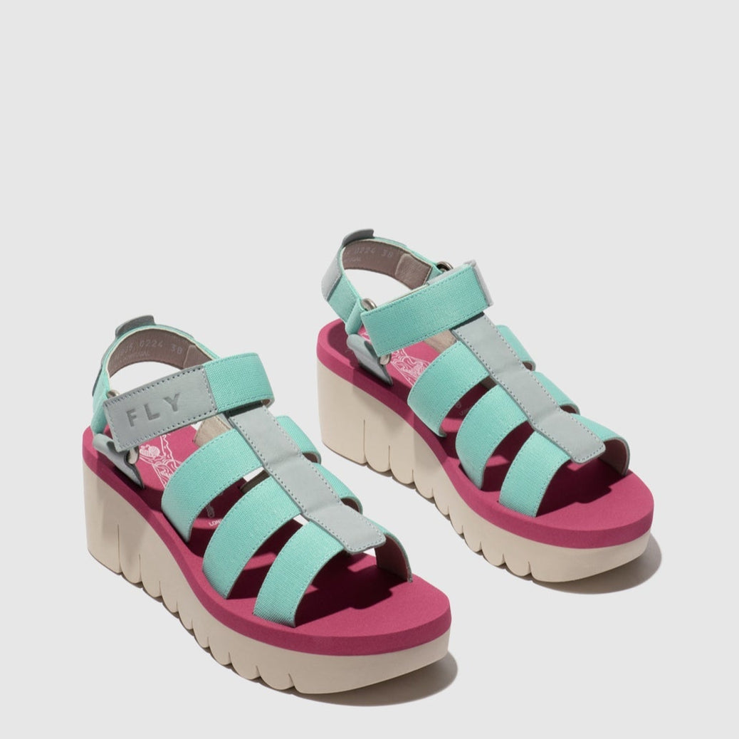 FLY LONDON YOJI SKY BLUE SPEARMINT LILAC