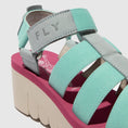 Load image into Gallery viewer, FLY LONDON YOJI SKY BLUE SPEARMINT LILAC
