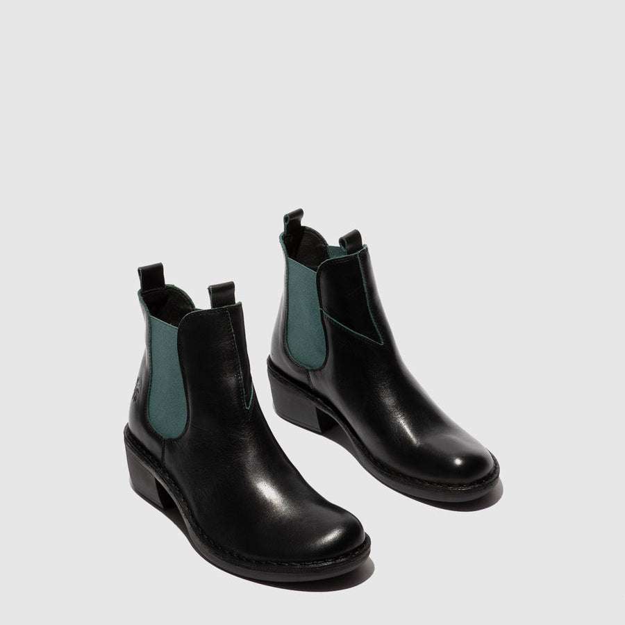 FLY LONDON MEME GROUND GREEN - Women Boots - Collective Shoes 