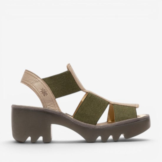 FLY LONDON TEEV TAUPE KHAKI
