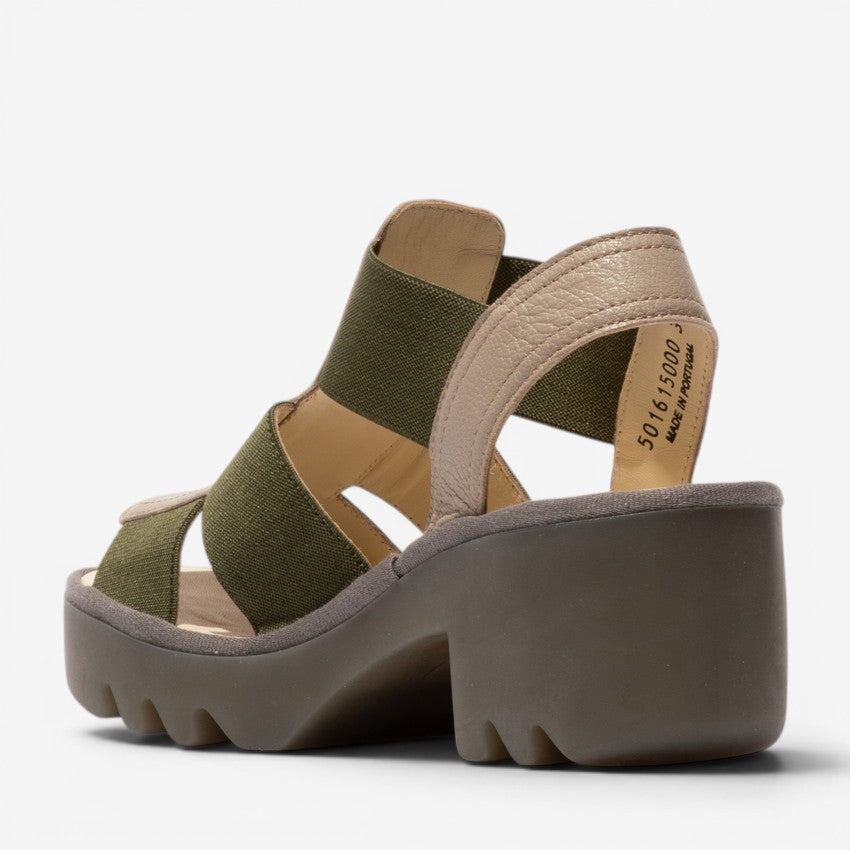 FLY LONDON TEEV TAUPE KHAKI