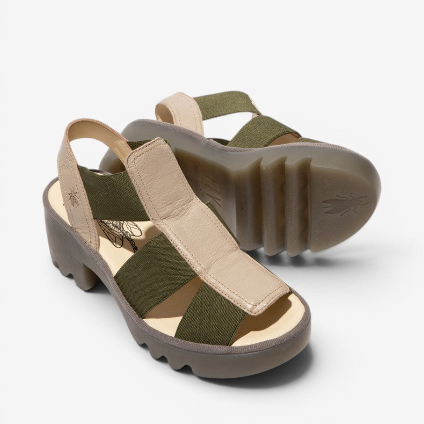 FLY LONDON TEEV TAUPE KHAKI