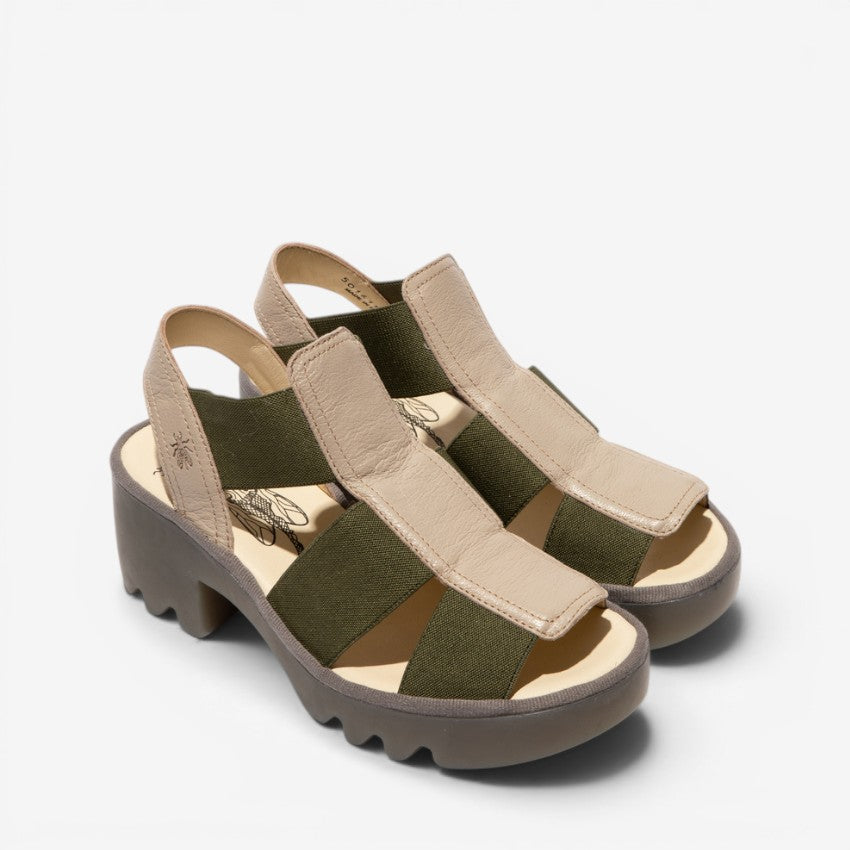 FLY LONDON TEEV TAUPE KHAKI