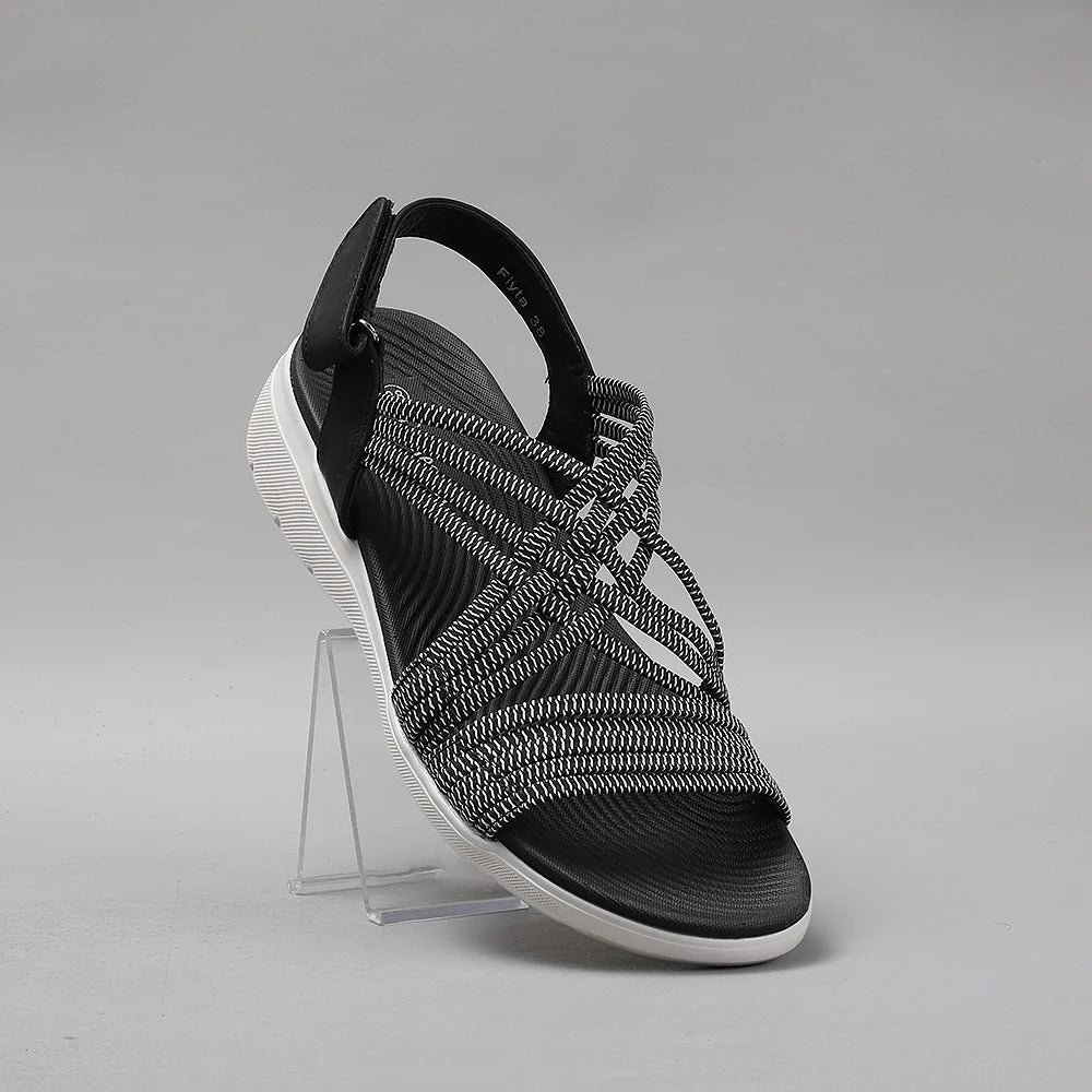 CC RESORTS FLYTA BLACK - Women Sandals - Collective Shoes 