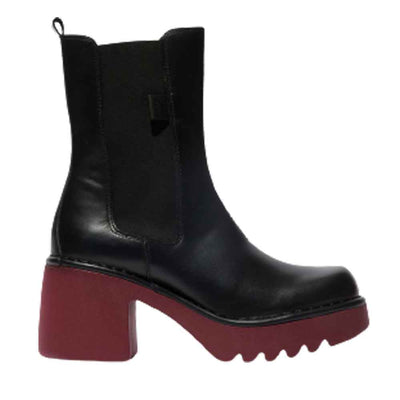 FLY LONDON MOYA BLACK WINE - Women Boots - Collective Shoes 