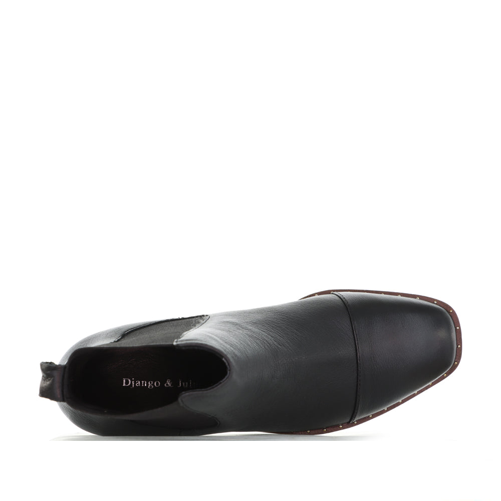 DJANGO & JULIETTE FORDA BLACK - Women Boots - Collective Shoes 