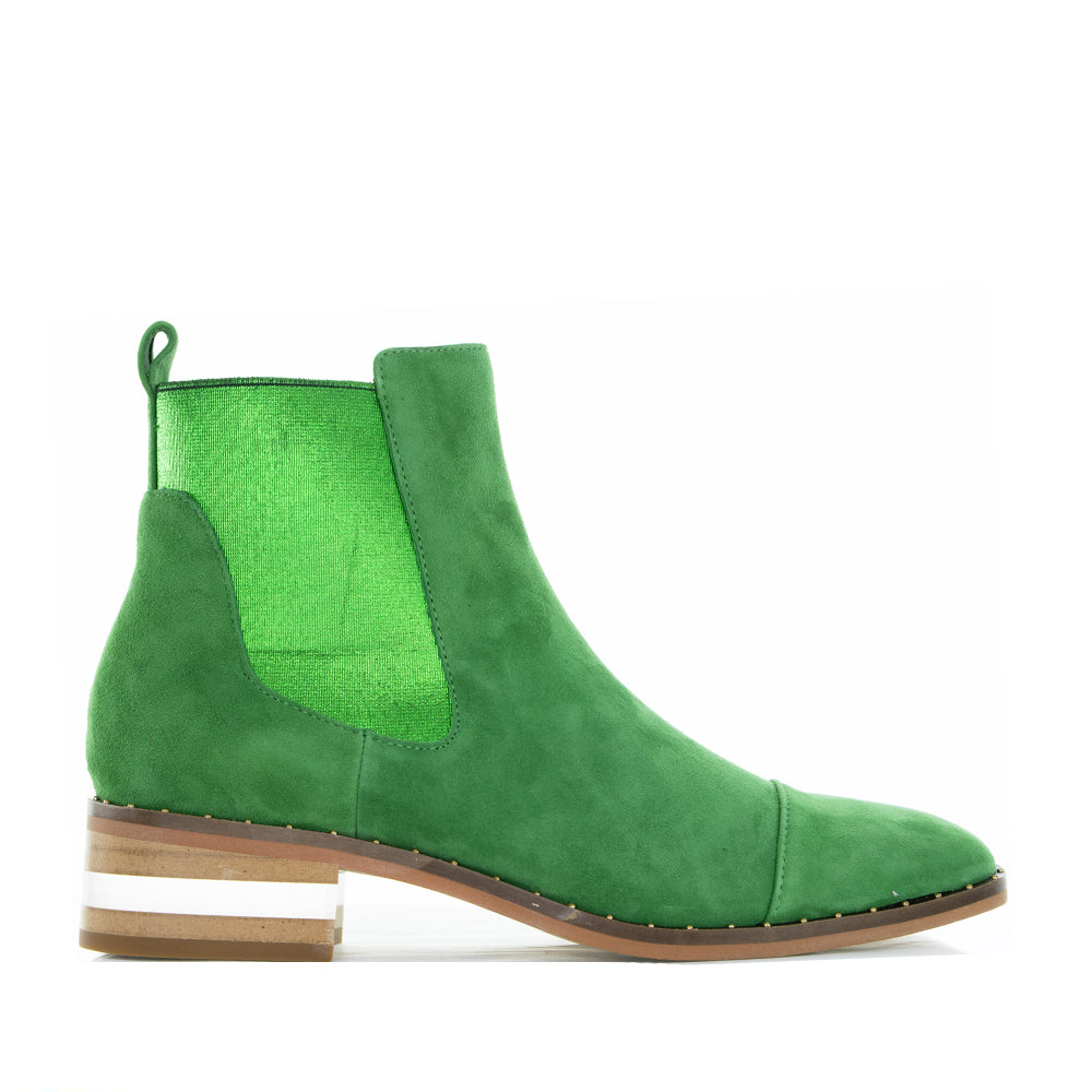 DJANGO & JULIETTE FORDA EMERALD GREEN - Women Boots - Collective Shoes 
