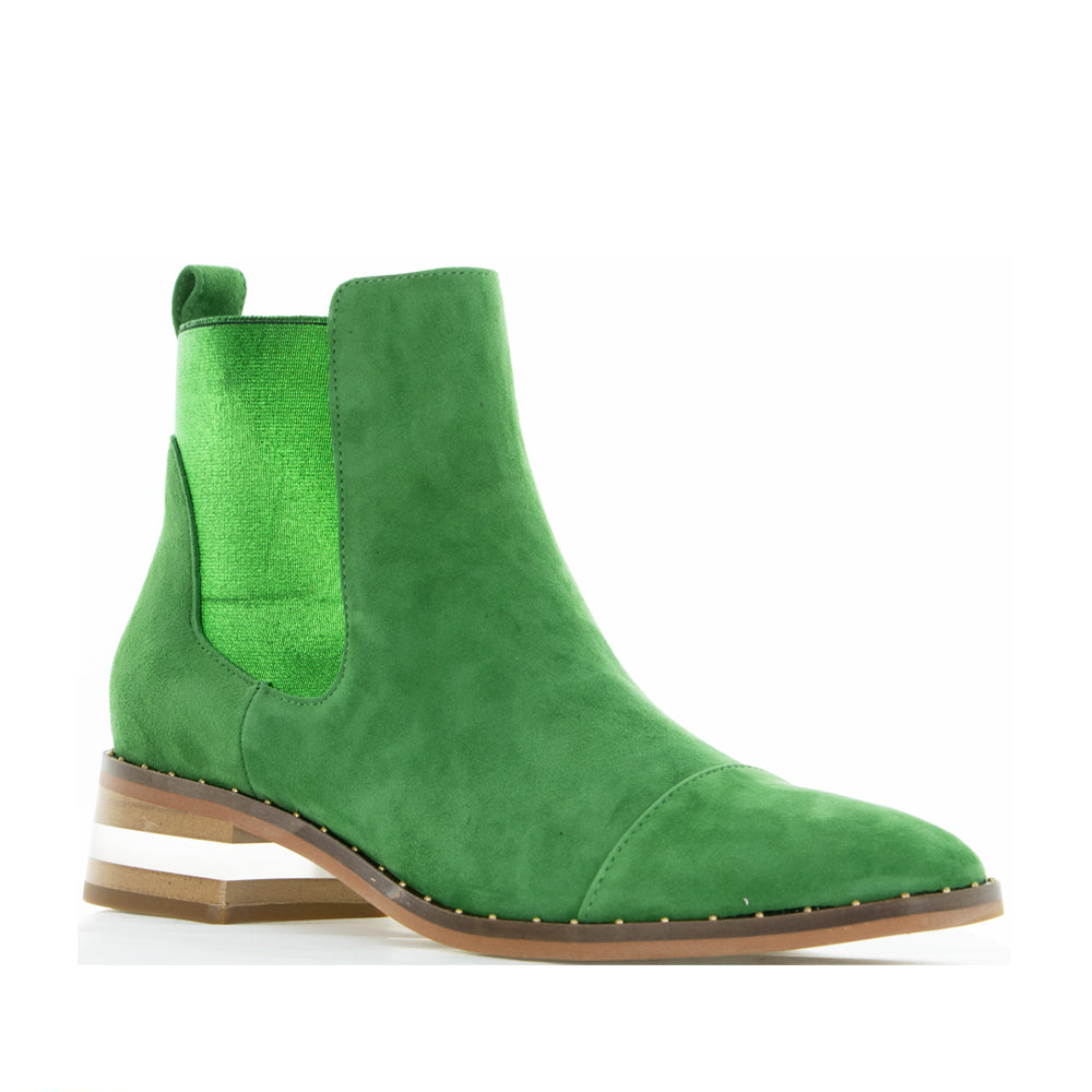 DJANGO & JULIETTE FORDA EMERALD GREEN - Women Boots - Collective Shoes 