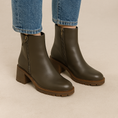 Load image into Gallery viewer, MILA RAINE FRANCE OLIVE - Women Boots - Collective Shoes 
