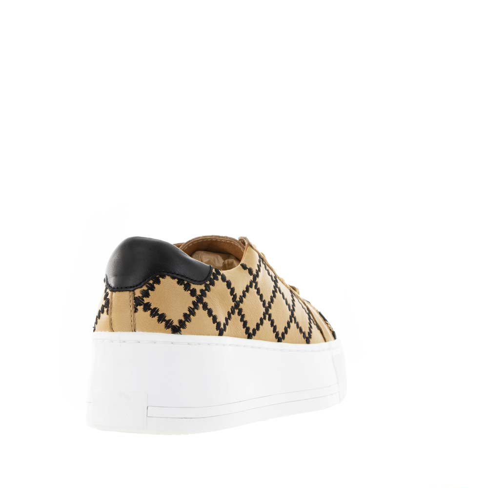 ALFIE & EVIE FRANKIE BLACK CAMEL - Women sneakers - Collective Shoes 