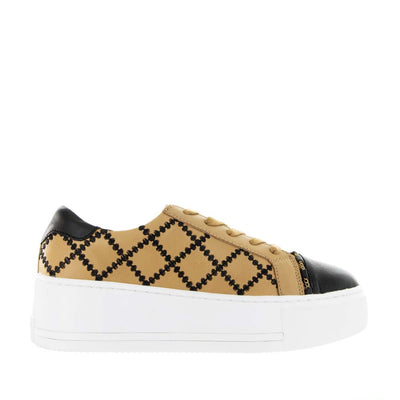 ALFIE & EVIE FRANKIE BLACK CAMEL - Women sneakers - Collective Shoes 