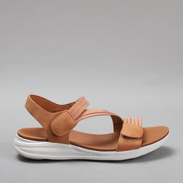 CC RESORTS FLORRIE TAN - Women Sandals - Collective Shoes 