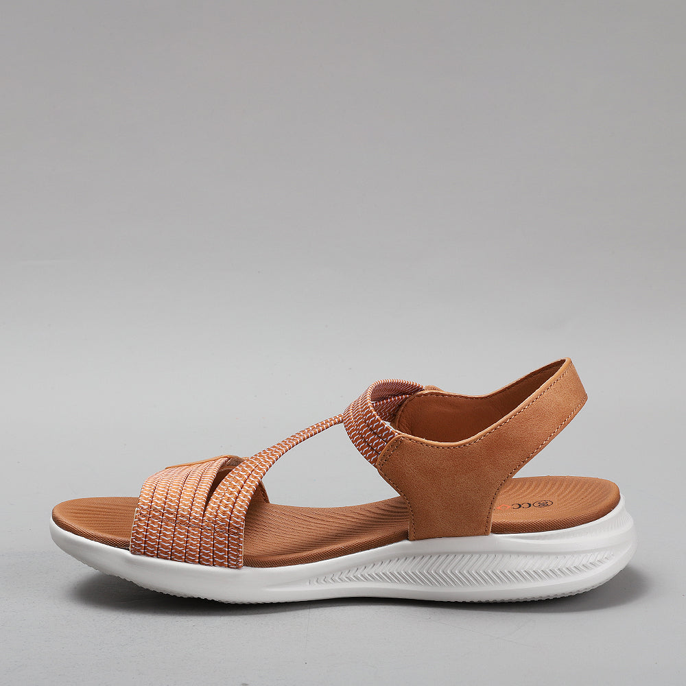 CC RESORTS FLORRIE TAN - Women Sandals - Collective Shoes 