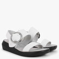 Load image into Gallery viewer, Fly London Bani Off White - Women Sandals - Collective Shoes 
