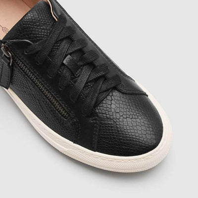 FRANKIE4 BILLIE BLACK REPTILE - Women sneakers - Collective Shoes 