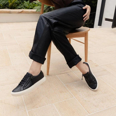 FRANKIE4 BILLIE BLACK REPTILE - Women sneakers - Collective Shoes 