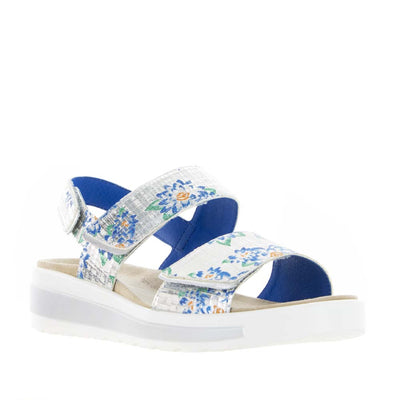 ZIERA GARLIN BLUE SILVER - Women Sandals - Collective Shoes 