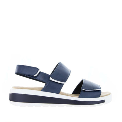 ZIERA GARLIN NAVY - Women Sandals - Collective Shoes 