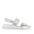 Load image into Gallery viewer, ZIERA GARLIN SILVER WHITE - Women Sandals - Collective Shoes 
