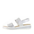 Load image into Gallery viewer, ZIERA GARLIN SILVER WHITE - Women Sandals - Collective Shoes 
