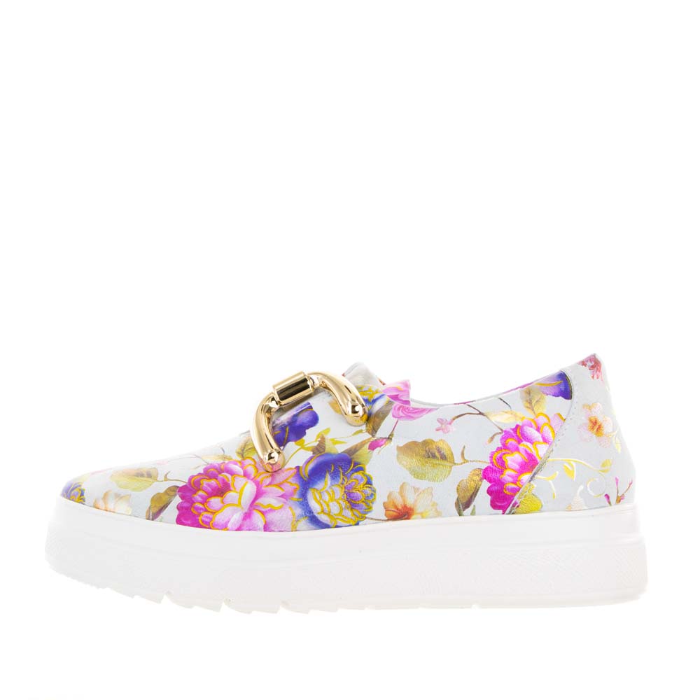 GELATO BIANCA WHITE GARDEN - Women Slip On - Collective Shoes 