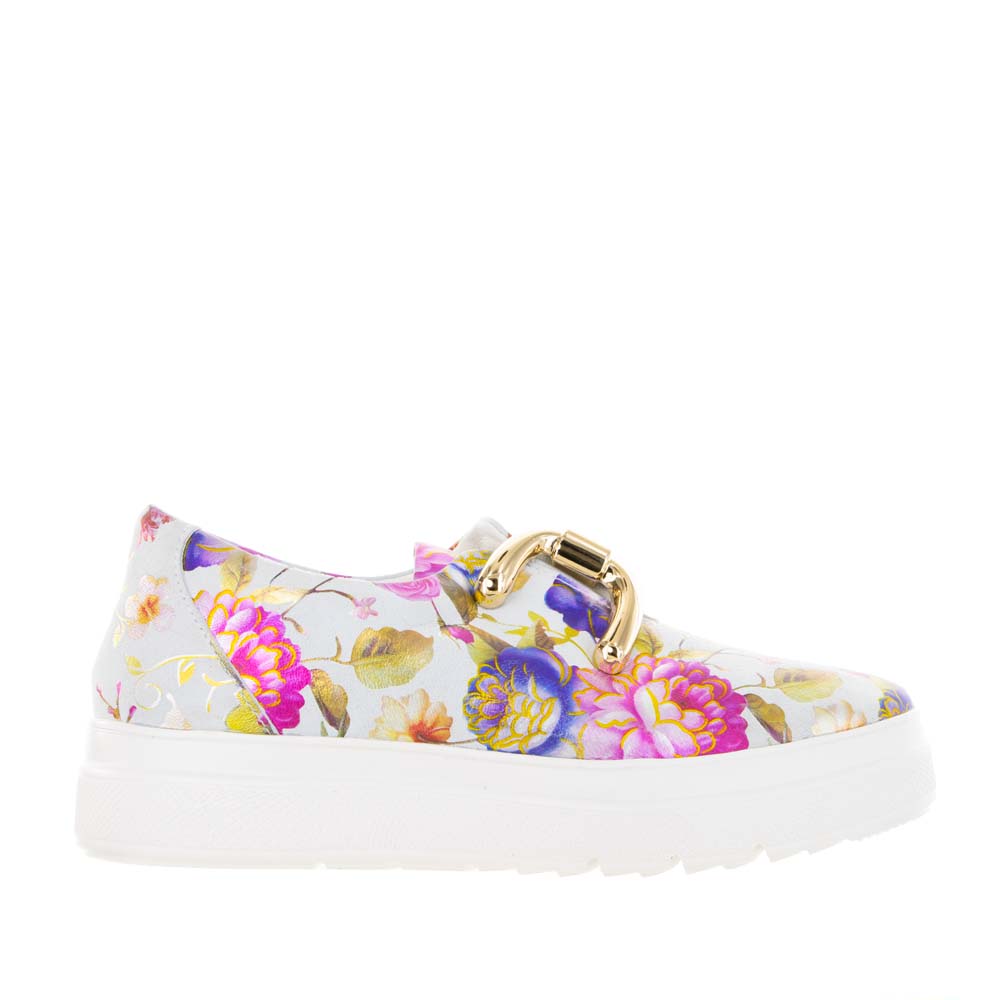 GELATO BIANCA WHITE GARDEN - Women Slip On - Collective Shoes 