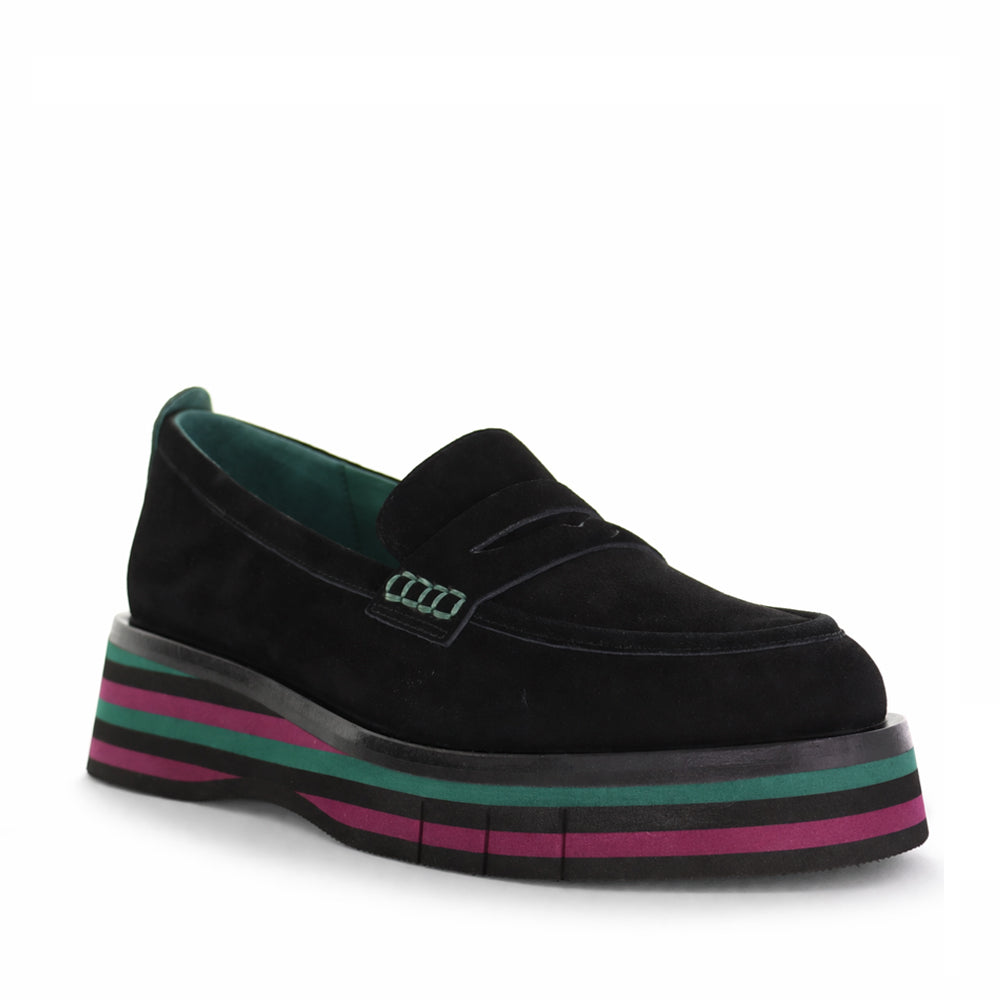 DJANGO & JULIETTE GLAMMS BLACK - Women Loafers - Collective Shoes 