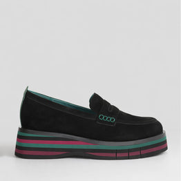 DJANGO & JULIETTE GLAMMS BLACK - Women Loafers - Collective Shoes 
