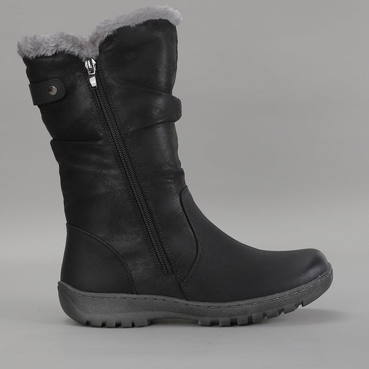 CC RESORTS GOOSE BLACK - Women Boots - Collective Shoes 