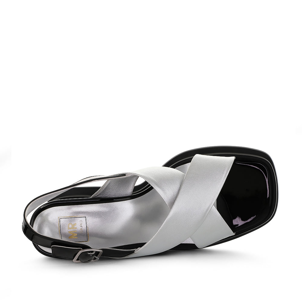 MILA RAINE GRANGE SILVER - Women Sandals - Collective Shoes 