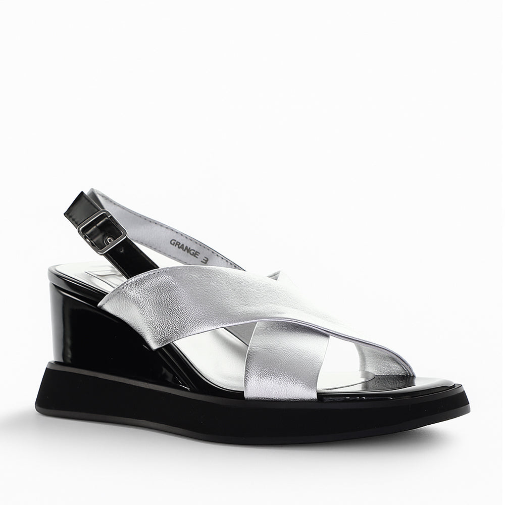MILA RAINE GRANGE SILVER - Women Sandals - Collective Shoes 