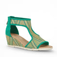 Load image into Gallery viewer, DJANGO & JULIETTE DUNLOPGREEN EMERALD - Women Sandals - Collective Shoes 
