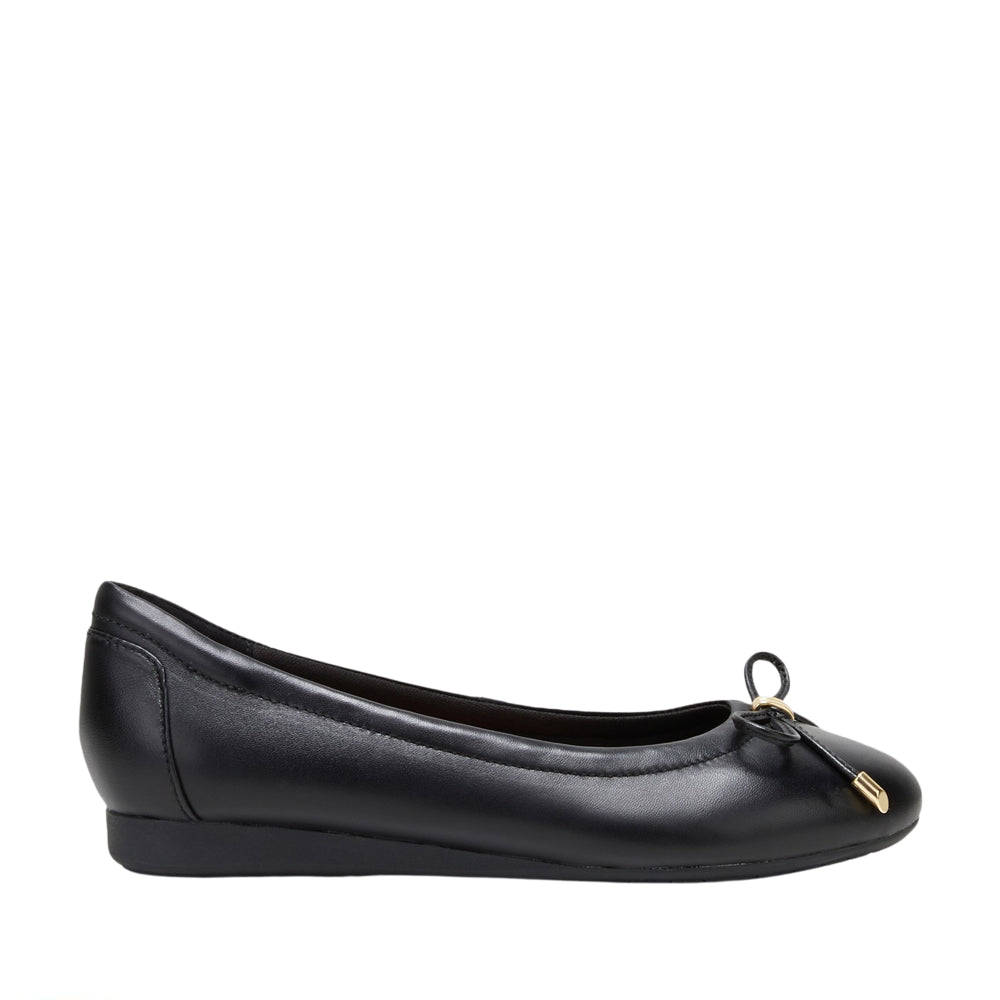 HUSH PUPPIES THE BALLET BLACK - Women Belle Flats - Collective Shoes 