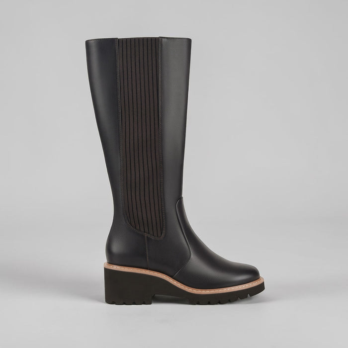 HUSH PUPPIES WELLA GROUND COFFEE - Women High Boots - Collective Shoes 